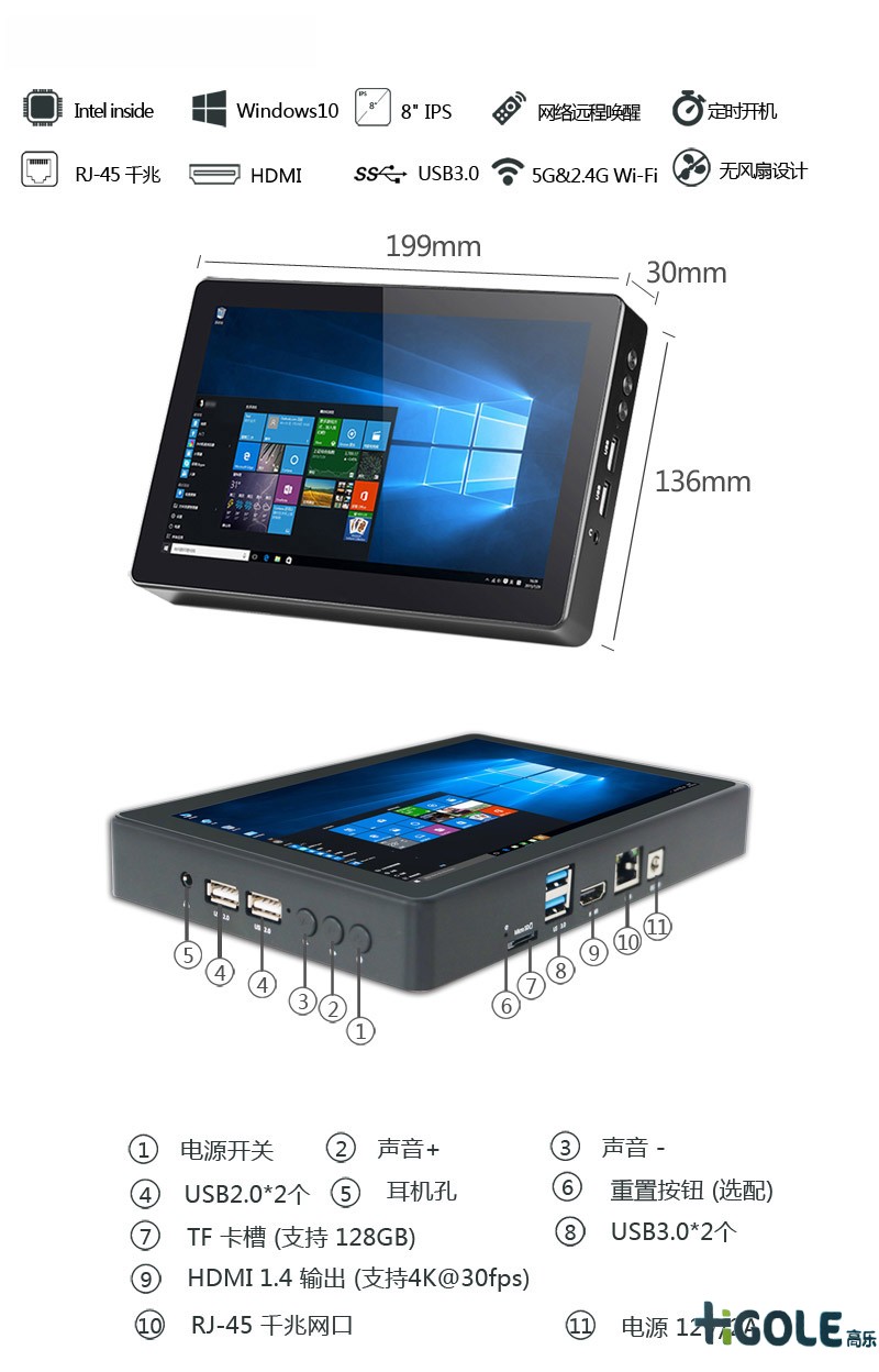 Linux工業(yè)平板電腦